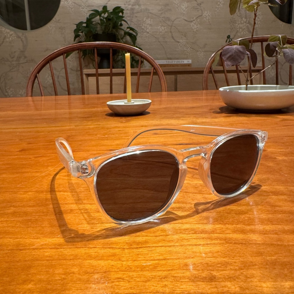 Sun Ski Clear Frame Sunglasses